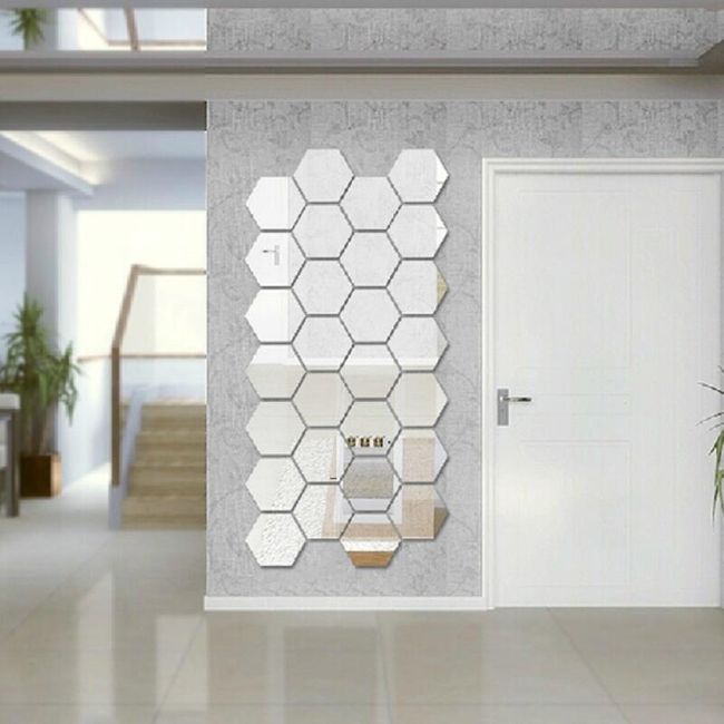 Set de oglinzi hexagonale - design personalizat 1