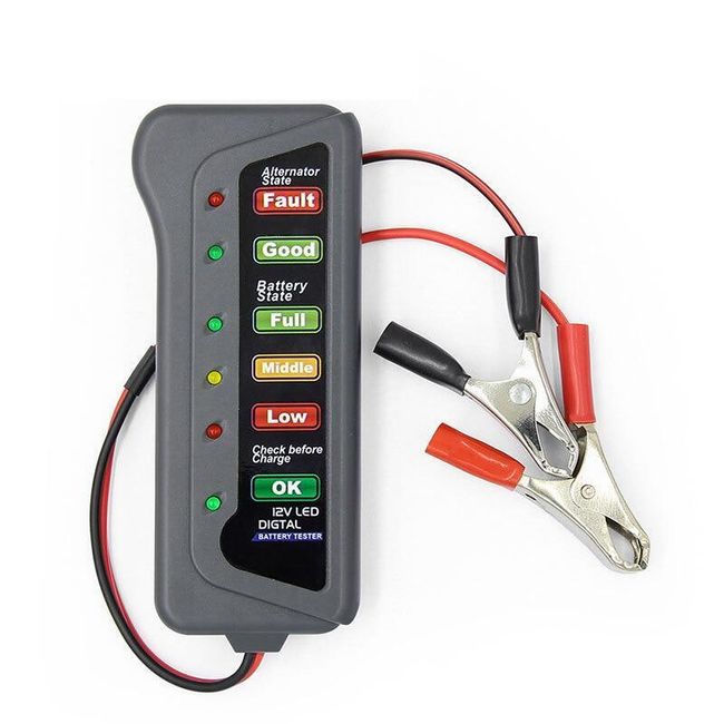 Car battery and alternator tester 12V 1