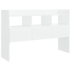 Sideboard fehér 105 x 30 x 70 cm forgácslapból ZO_808377