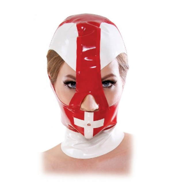 Латексова маска за медицинска сестра ZO_252988 1