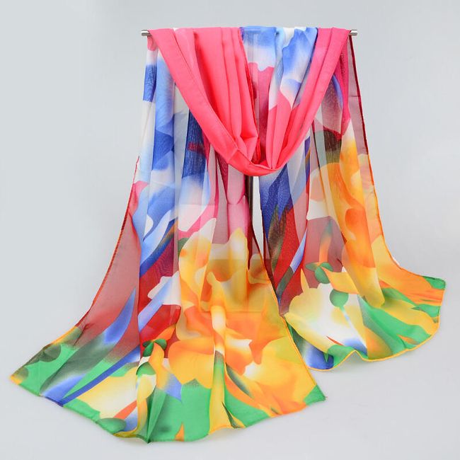 Dámský šátek - vícebarevný - 6 variant 1