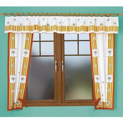 Кухненска завеса с маргаритка 300 x 180 cm, цвят: ZO_cf262232-67fe-11ee-88d2-9e5903748bbe