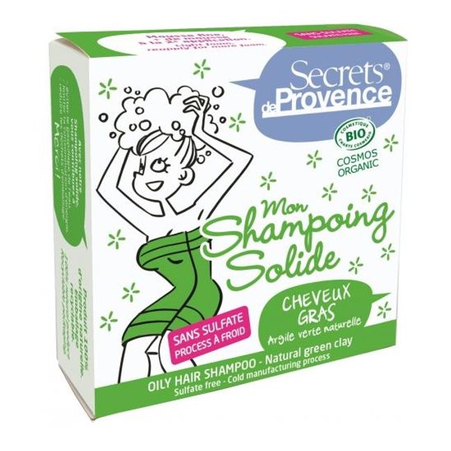 Secrets De Provence - Můj pevný šampon pro mastné zelené hliněné vlasy - 85 gr ZO_NZ000214 1