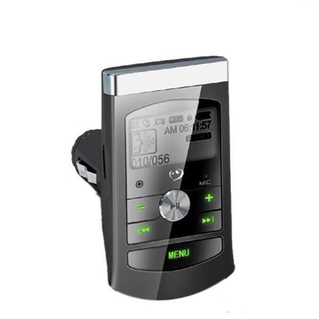 FM MP3 transmitter s LCD displejem, microSD + dálkové ovládání 1