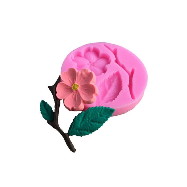 Forma silikonowa - kwiat brzoskwini 1