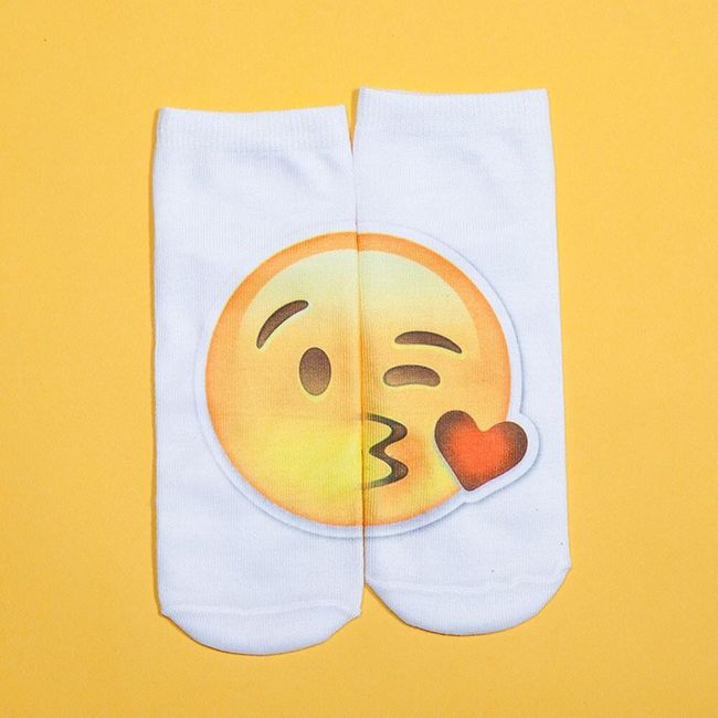 Șosete unisex cu emoticoane 1