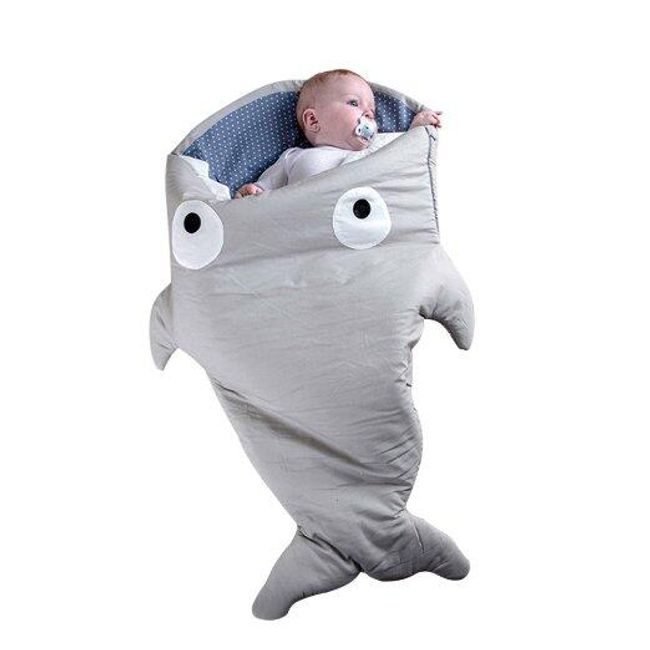 Vreća za spavanje za bebe - morski pas / 8 boja 1