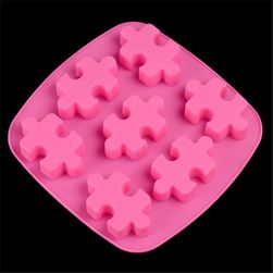 Silikonová forma ve tvaru puzzlíků