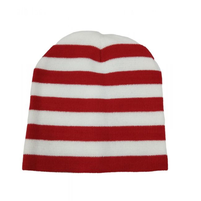 Șapcă cu dungi roșii și albe ZO_9968-M7038 1