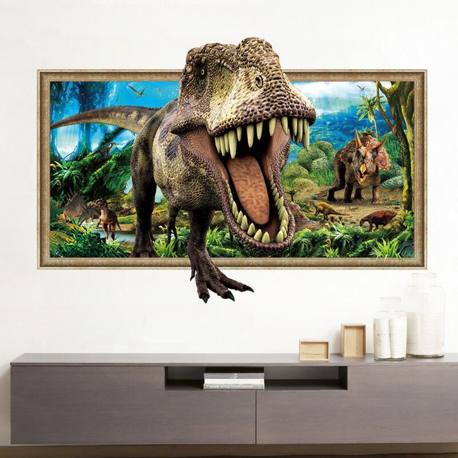 3D samolepka na zeď - Tyrannosaurus  1