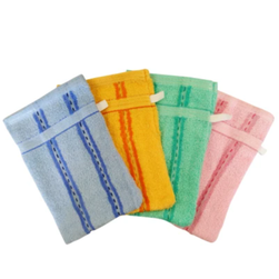 Frottír mosdókendő hurokkal, különböző színekben ZO_266330