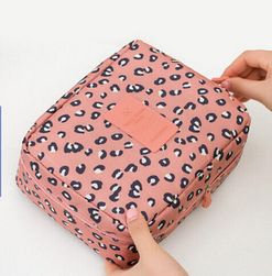 Пътническа козметична чанта с цип - организатор за грим