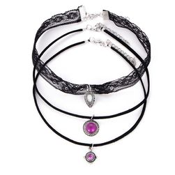 Set de coliere choker - 3 buc