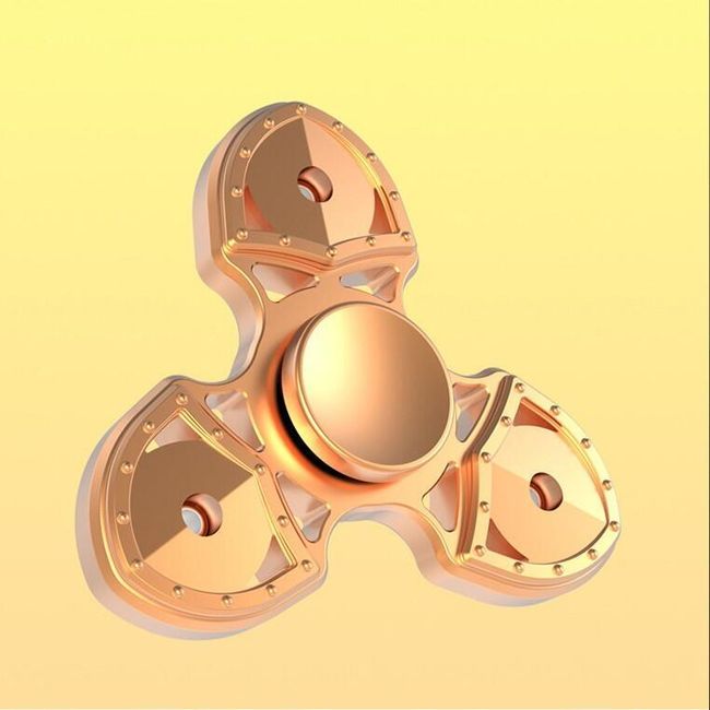 Potrójny fidget spinner z metalowymi łożyskami - 4 kolory 1