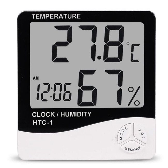 Стаен LCD термометър и хигрометър Collette 1