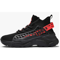Sneakersy męskie XIDISO High czarny - Czerwony, Rozmiary obuwia: ZO_f0c3ed42-99eb-11ee-b25c-8e8950a68e28