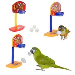 Hračka pro papoušky - basketbalový koš