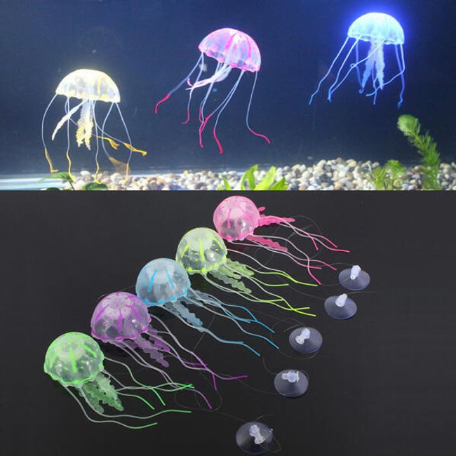 Medúza - dekorace do akvária 1