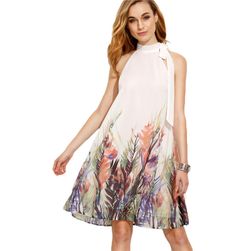Lagana moderna haljina s cvjetnim motivom