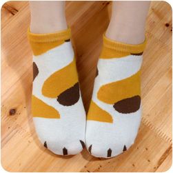 Дамски чорапи с котешки принт