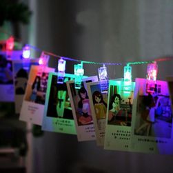 Верижка от светодиоди с щифтове за снимки