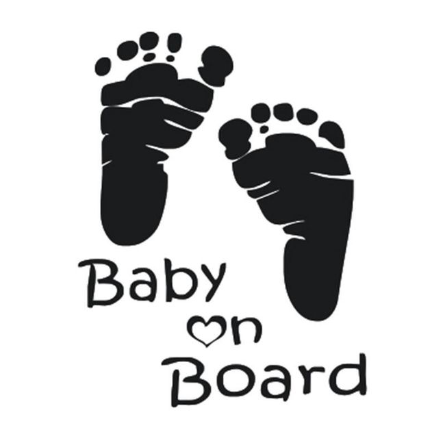 Baby on board matrica autóra 1