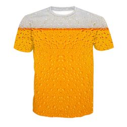 T-shirt piwny dla miłośników złotego trunku