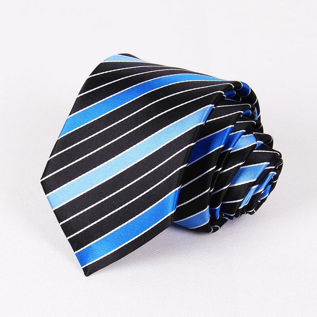 Cravată cu dungi pentru bărbați - 11 culori 1