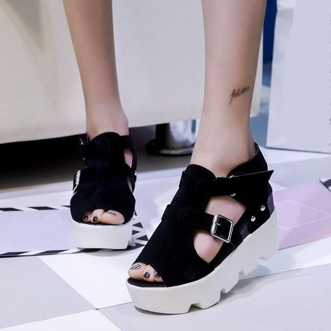 Ženski sandali na platformi Oliena 1