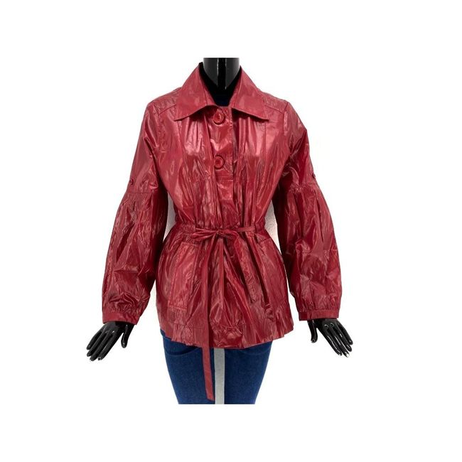 Тънко яке, FREDA, червено, лъскаво, Текстилни размери CONFECTION: ZO_27c697cc-9b23-11ed-9f89-8e8950a68e28 1
