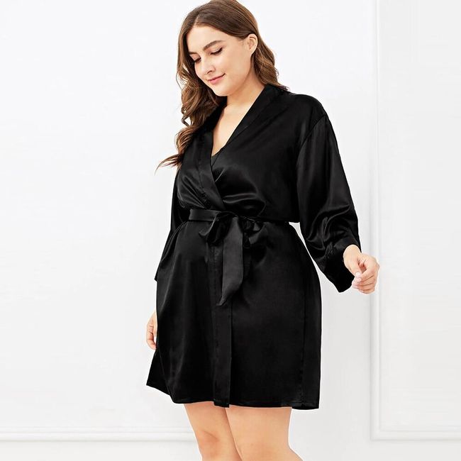 Women's plus size dressing gown TF8095 1