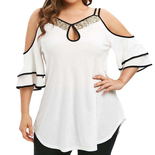 Ženska plus size bluza Renima 1