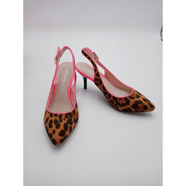 Ženske črpalke z ohlapno peto Intrépides Shoes, leopardji vzorec, SHOES Velikosti: ZO_70d491f6-149d-11ed-a77d-0cc47a6c9c84 1