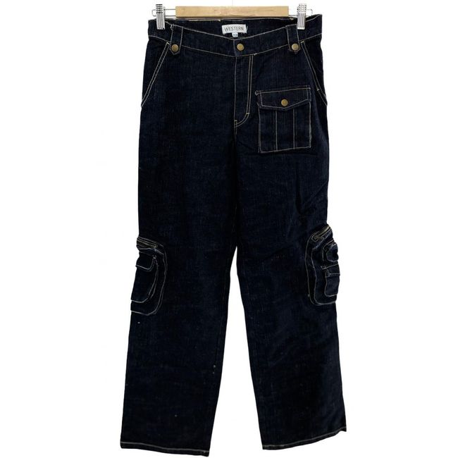 Pánske džínsy, WESTERN, čierne s vreckom, veľkosť KALHOTY: ZO_5236b734-a600-11ed-a1c1-4a3f42c5eb17 1