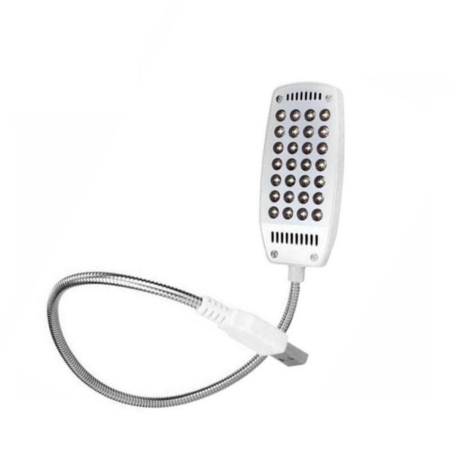 Praktyczna lampka USB - biała 1