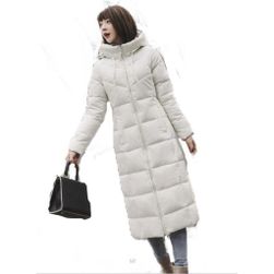 Dámský zimní kabát Anika Bílá, Velikosti XS - XXL: ZO_235923-L