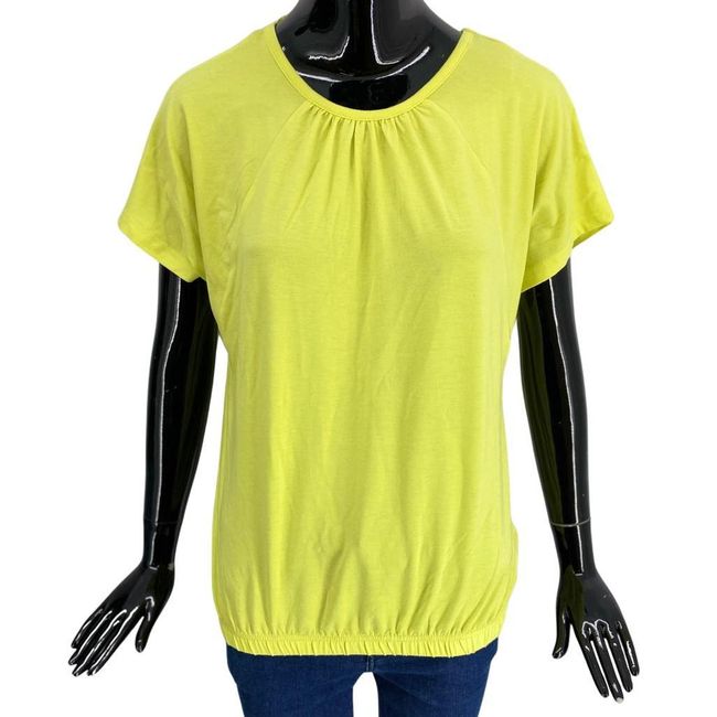 Ženska majica s prorezima na leđima, FRANSA, svijetlo žuta boja, veličine XS - XXL: ZO_239cf9b4-b362-11ed-9ddf-9e5903748bbe 1