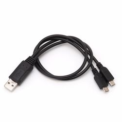 Przenośny podwójny kabel USB