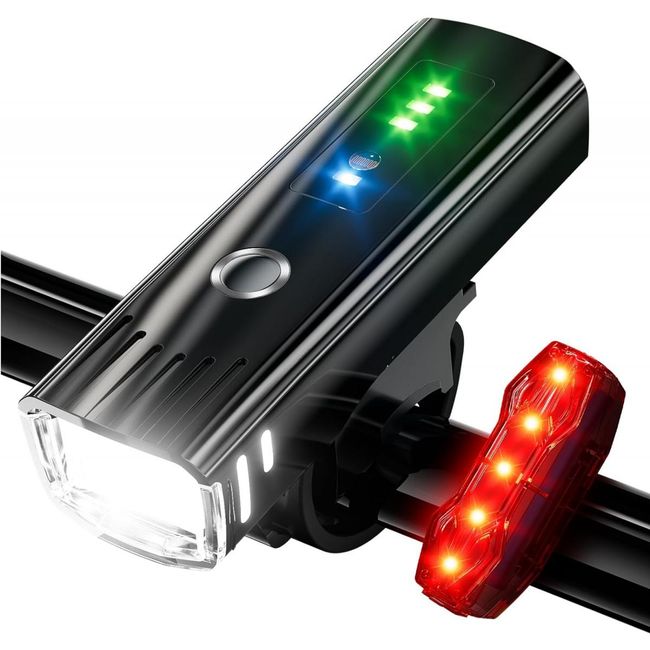 Súprava svetla na bicykel so svetelným tokom 3000 lúmenov, s nabíjaním cez USB ZO_260520 1