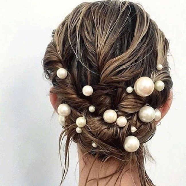 Okrasne perle za lase TF15 1