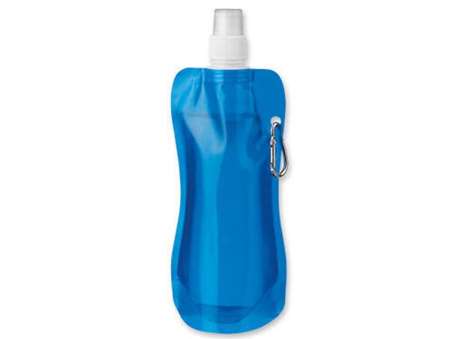 Modrá skladacia športová fľaša - 420 ml 1