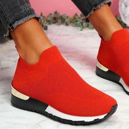 Buty dla kobiet 2022 Trendy Mesh Platform Sneakers Socks Shoes Tenis Breathable Socofy Casual Sports Shoes Women Flats Zapatos Mujer SS_1005003916684979