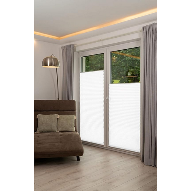 Klemmfix plisirana roleta Bela 120 x 130 cm ZO_9968-M5039 1