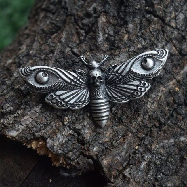 Unisex broszka Moth 1