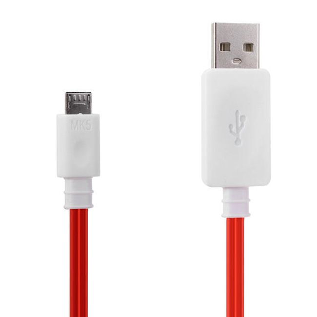 Svítící micro USB nabíjecí kabel - 4 barvy, 95 cm 1