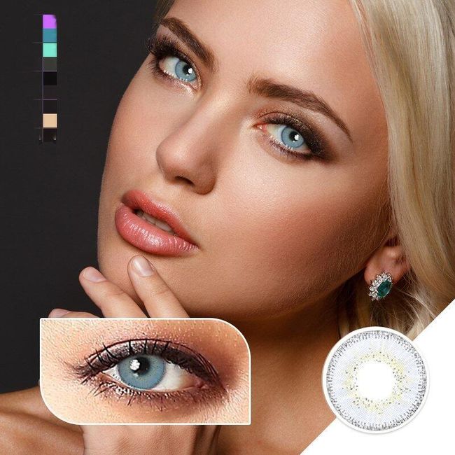 2pcs Colored Contact Lenses Eye Makeup AV_SKU222146J 1