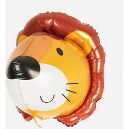 3D Foil Balloon Lion - cap de leu 52cm ZO_272819