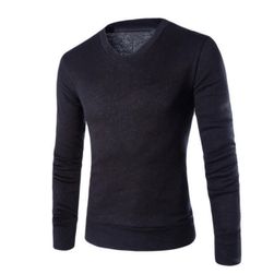 Мъжки пуловер - V-образно деколте