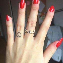 Prsten u obliku krune - 2 boje