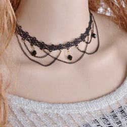 Naszyjnik choker w stylu retro